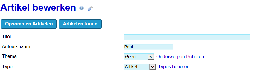 Afbeelding Bewerken
